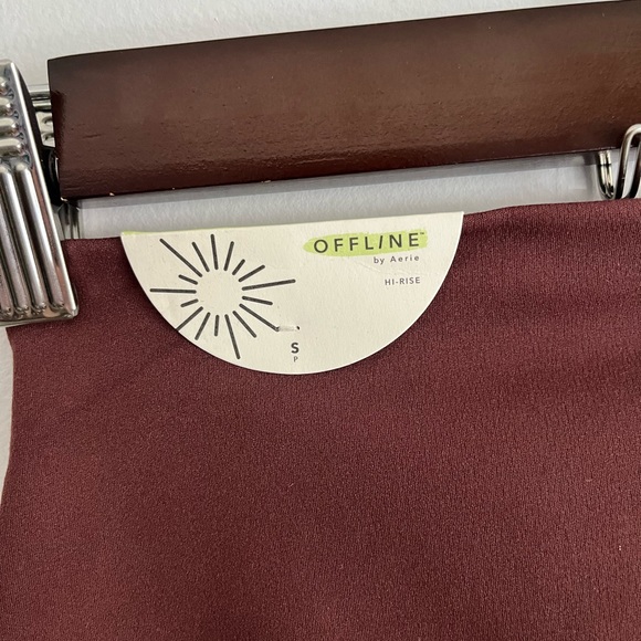 Aerie Real Me High Waisted Ruched Flare Legging NWT - Picture 4 of 7